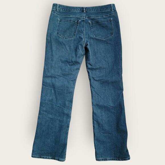 Gander Mountain Guide Series Jeans Women's Sz 10 Flannel Lined Straight Warm - Picture 2 of 8